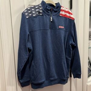 Men’s 1/4 zip vineyard vines size M
